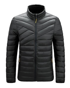 Chaqueta de invierno burbuja personalizada para hombre superventas, chaqueta acolchada de nuevo diseño con logotipo frontal, precio al por mayor - Product Image 5