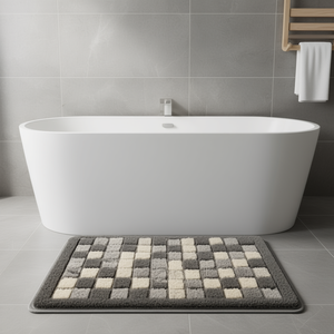Tapis de bain MOSAICO Tortora (110x60cm) 13630 - Product Image 3