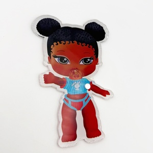 Jolie poupée de cils Bratty personnalisé acrylique cils carreaux palette carré papillon fleur aimant pour Extensions de cils durables - Product Image 1