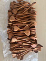 Hartvormige Houten Lepels Acaciahout Gesneden Liefdeslepels Cadeau Klaar Voor Bruiloft Valentijnsdag Moederdag Housewarming Koffie