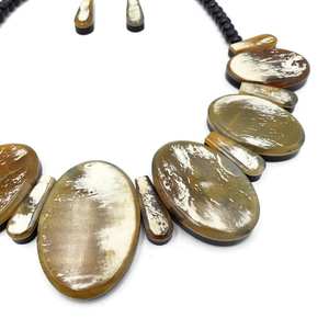 Joyería de cuerno de búfalo para mujer, collar de joyería de moda, collar de cuerno de buey de búfalo y vaca, joyería para mujer - Product Image 4