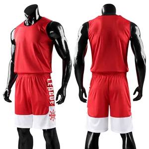 Sublimación personalizada Baloncesto Jersey Shorts Set Transpirable Impreso Uniformes Tallas grandes Diseñado para un rendimiento de comodidad óptima - Product Image 6