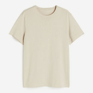 Camisetas informales para hombre, 100% algodón, estampado personalizado, colores sólidos, ajuste de gran tamaño, manga corta, último diseño de punto de alta calidad - Product Image 3