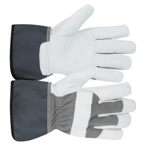 Gants en cuir de vachette industriels de qualité supérieure résistants et durables en cuir de vachette canadien fendu - Product Image 2