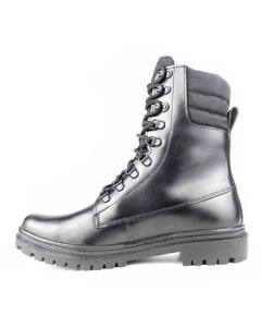 Men's High Tactical Genuine Cowhide Leather Upper with Rubber Sole Outdoor Sport <b>Boots</b> Hiking Climbing Winter Use Steel Toe - Product Image 5