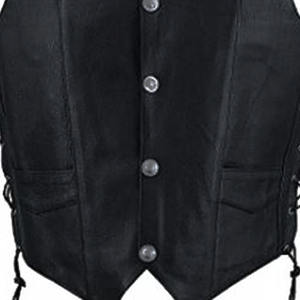 Chaleco de Cuero sin Mangas de Primera Calidad para Hombre, Transpirable, Impermeable, Ecológico, Formal de Invierno, Cuello en V, Prenda Exterior Vintage - Product Image 5