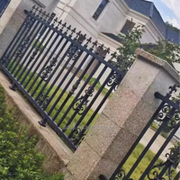 Rampe de balcon moderne en alliage d'aluminium, garde-corps extérieur pour escalier, pour villas et hôtels