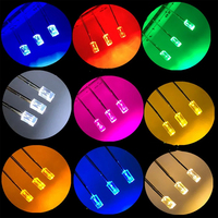 Série de lampes LED DIP à trou traversant XINGLIGHT F3 F5 F8 pour applications d'indication, de signalisation et d'éclairage de panneaux
