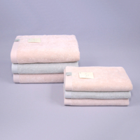 Ensemble de serviettes en coton tissé pour usage quotidien Dina.Me Mursalin Zero Twist, pour le visage et le bain, texture douce et lisse, durable, antistatique, séchage rapide