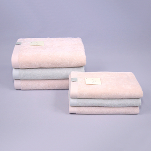 Daily Use Woven Cotton <b>Towel</b> <b>Set</b> Dina.Me Mursalin Zero Twist Face <b>Bath</b> Soft Smooth Texture Durable Anti-static Eco-Friendly - Product Image 1