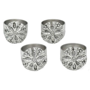 Rond de serviette en métal plaqué or au design élégant décoratif au prix le plus bas pour la décoration du dîner du festival de Noël - Product Image 4