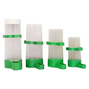 Bird Cage Water Cup 60ml 90ml 140ml 150ml Pet Plastic Automatic Bird Feeder Parrot Bird Water Drinker