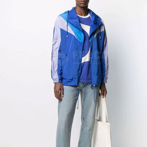 Veste coupe-vent d'hiver à capuche de haute qualité OEM, imperméable, respirante, couleur/logo personnalisable, vente en gros, élégante pour hommes - Product Image 2