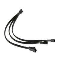 Câble adaptateur répartiteur d'extension de ventilateur 4 broches 1 à 3 PWM