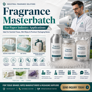 Masterbatch de Fragancia de Grado Alimenticio PE, Gránulos de Aroma de Larga Duración para Películas y Envases de Alimentos - Product Image 1