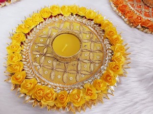 Metal <b>Tea</b> <b>Light</b> Can Candle Holder <b>Christmas</b> Diwali Decoration Indian Handcrafted Candle Holder, Floral Candle Holder - Product Image 5