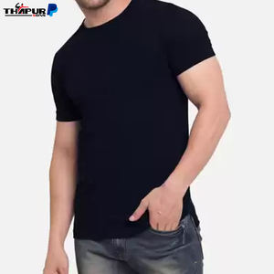 เสื้อยืดแขนสั้นผ้าฝ้าย100% คุณภาพสูงเสื้อยืดคอกลมสีพื้นระบบ GSM 180คอลเลคชั่นฤดูร้อน - Product Image 2