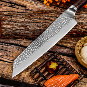 Couteau de service personnalisé en gros de qualité supérieure OEM ODM couteau de chef de cuisine en acier inoxydable à haute teneur en carbone avec manche en bois de Pakka - Product Image 3