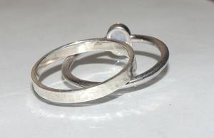 Conjunto de Anillos Clásicos Turquesa para Boda y Fiesta, Plata 925, Hechos a Mano, Anillos Apilables, Regalo de Joyería para Ella - Product Image 6