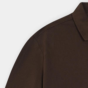 Moda para hombre Polo camisa OEM personalizado transpirable algodón verano ropa informal patrón sólido - Product Image 4