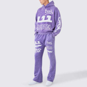 ชุดวอร์มไซส์ใหญ่พิเศษสำหรับผู้ชายชุดวอร์มลำลองสำหรับสตรีทแวร์ชุดวอร์มพิมพ์ลายพัฟสำหรับทุกเพศ - Product Image 5