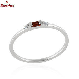 Anillo de piedras preciosas granate de Plata de Ley 925 más popular, colección única, regalo cortado, distribuidor mayorista, tienda de precios, proveedor en línea - Product Image 1