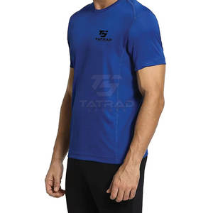Ropa Deportiva de Entrenamiento, Camiseta Deportiva con Cuello Redondo, 100% Algodón, Transpirable, de Secado Rápido, Tejido Cómodo, Fabricada en Pakistán - Product Image 3