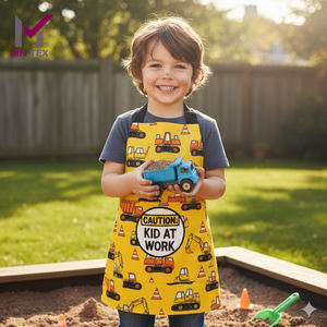 ผ้ากันเปื้อนเด็ก2026เป็นมิตรต่อสิ่งแวดล้อมแบบซักได้ทำจากผ้าฝ้าย100% และวัสดุโพลีคอตตอน - Product Image 2