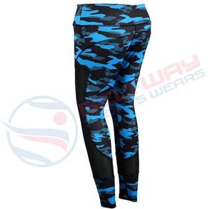 Leggings de gymnastique sublimés sur mesure pour femmes nouveau design de leggings de fitness avec logo à la taille pour l'approvisionnement en gros de yoga - Product Image 2
