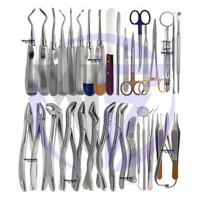 Ensemble d'instruments d'extraction dentaire allemand de 74 pièces, pinces d'extraction, élévateurs, prix de gros, directement de l'usine Wenquar - Product Image 6