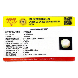 Perle d'eau douce blanche Keshi de 4,75 carats, perle en forme de pomme de terre, pour la fabrication de bijoux - Product Image 4