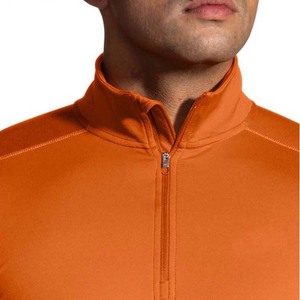 OEM personalizado sudaderas de algodón para los hombres de lana de buena calidad de cuello redondo cuarto de cremallera sudaderas para la ropa de los hombres al por mayor - Product Image 6