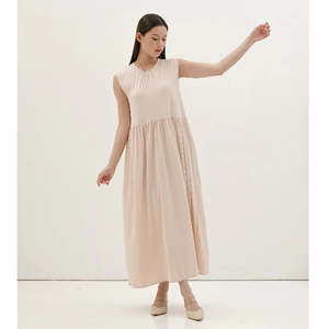 <span class=keywords><strong>Astrid</strong></span> wanita không tay ăn mặc khiêm tốn Elegent Đảng thời trang Kích thước XL rắn Mô hình đế chế vòng eo strapsless Chiều dài đầu gối Slit - Product Image 4