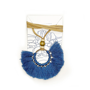 Collar de joyería de moda con borlas de la mejor calidad, nuevo aspecto con pendientes de latón, collar de diseño clásico de alta calidad a la venta - Product Image 4