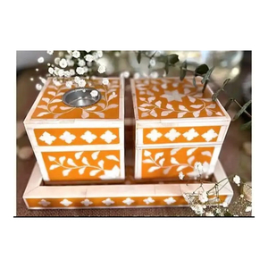 2025 NUEVA LLEGADA RELIGIOSA ARABE INLLAY BAKHOOR QUEMADOR SET con CAJA ACRÍLICA y BANDEJA QUEMADOR DE INCIENSO DE ALTA CALIDAD - Product Image 4