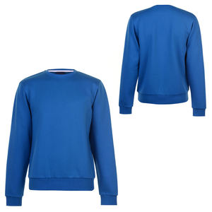 OEM Custom Made <b>Men's</b> Cotton Sweatshirt Long Sleeve Pullover with Crew Neck Bulk Order Available - Product Image 3