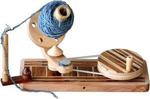 Enrouleur de fil en bois-Enrouleur de fil à main-Grand enrouleur de fil en bois pour tricoter le crochet fabriqué à la main-Robuste - Product Image 5