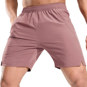 Pantalones cortos con cintura elástica para hombre, ropa de calle, cómodos, informales, con cordón, ligeros, de secado rápido, para hombre, pantalones cortos con logotipo estampado personalizado - Product Image 1