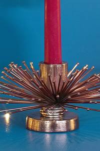 Bougeoir décoratif conique de luxe chaud pour la décoration intérieure décoration de mariage et de fête Collection de bougeoirs faits à la main - Product Image 5