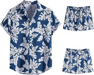 Conjunto de pantalones cortos deportivos informales de verano para hombre, ropa deportiva fina de secado rápido con camiseta de manga corta - Product Image 3