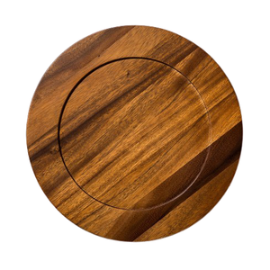 Plaque de chargeur en acier inoxydable de forme ronde de qualité exclusive sous la plaque d'exposition pour un restaurant à domicile - Product Image 3