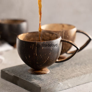 Juego de tazas festivas de Coco para regalos éticos de vacaciones Vasos reutilizables sostenibles de Tradebyd - Product Image 2