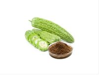 Approvisionnement en gros Extrait de poudre de momordica charantia botanique Poudre de melon amer Charantin 20% Extrait de melon amer Saponines