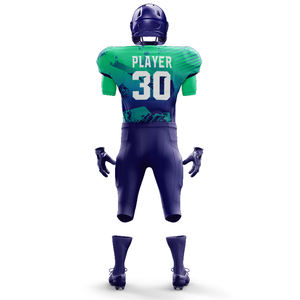 เสื้อเจอร์ซี่และกางเกงบุนวมเสื้อทีมฟุตบอลอเมริกันพิมพ์ลายซับลิเมชัน - Product Image 6