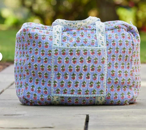 Wooden Block Print <b>Fabric</b> Cotton Quilted Tote <b>Bags</b> for Ladies Travel <b>Bags</b> Latest Beach <b>Bags</b> - Product Image 5