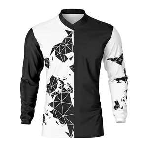 Venta caliente logotipo personalizado Racing Motocross Jersey de alta calidad de secado rápido Auto Moto desgaste transpirable impresión por sublimación - Product Image 2