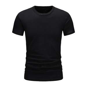 High Quality Men's Cotton T-Shirt Summer Fashion Slim Short Sleeved Comfortable Casual Wear Light Breathable O-Neck Design - Product Image 2
