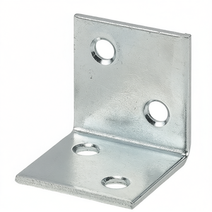 Supports d'angle larges en métal zingué bleu VORMANN avec dimension de 50 mm et longueur de jambe égale, lot de 50 - Product Image 3