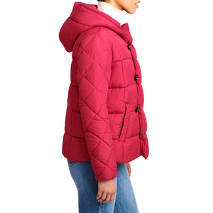 2025 Top vendeur de haute qualité femmes OEM fabriqué en usine doudoune imperméable mince grande taille Long col montant coton matelassé - Product Image 6