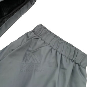 Traje cortavientos impermeable para correr de nailon, traje cortavientos en blanco con tarifa al por mayor - Product Image 4